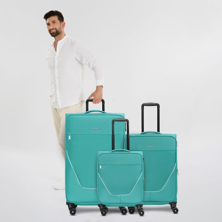 Produktbild Stratic taska 4-Rollen Kofferset 3tlg. mit Dehnfalte (233 l, XL (ab 115l))