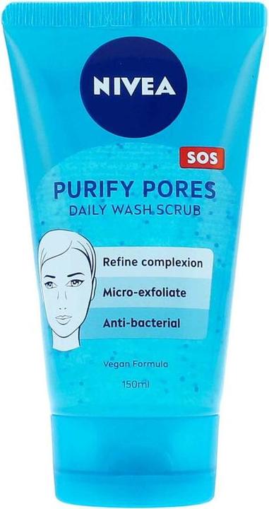 NIVEA Clean Deeper Daily Wash Scrub (Peeling, 150 ml)