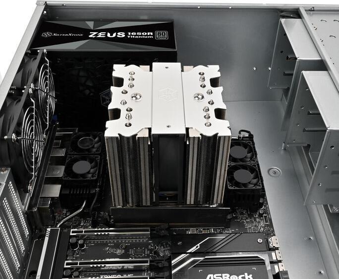 Produktbild Silverstone SST-XED120S-WS - 4U CPU Cooler 6*8 WS