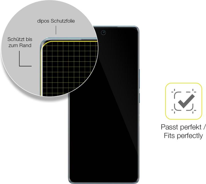 Image du produit Dipos Film de Protection d’écran Full-Cover 3D (2 pièce(s), Vivo V29 Pro)