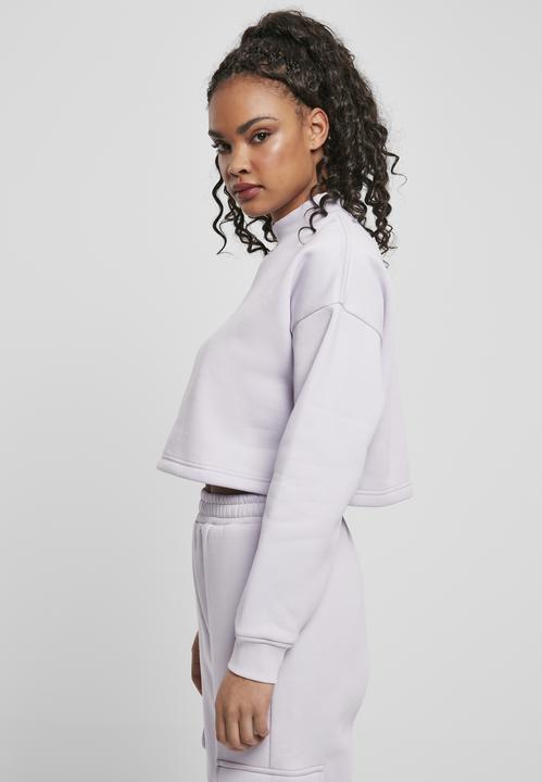 Actual product image Urban Classics Ladies Cropped Oversized Sweat High Neck Crew - 14225 (S)