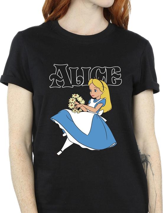 Immagine prodotto Disney Alice In Wonderland Flowers Maglietta Ampia Donna (3XL)