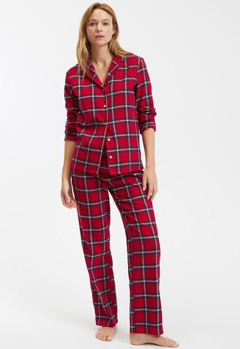 Produktbild La Redoute Collections Pyjama aus kariertem Flanell (46)