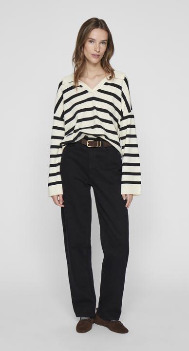 Image du produit Vila Pull-over en maille rayée (L)