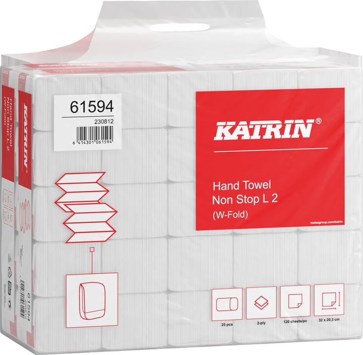 Immagine prodotto Katrin Asciugamani W-Fold Interfold Classic Non Stop L 2 (3000 x)