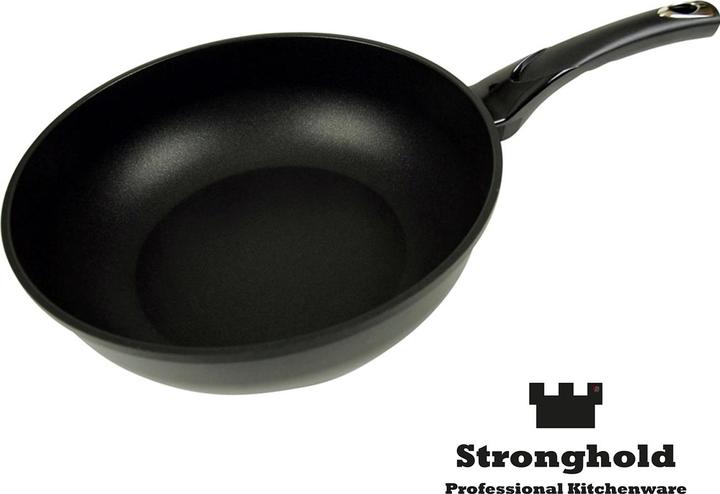 Image du produit Stronghold Poêle à wok Titan à revêtement antiadhésif, 30cm (30 cm, Wok, Fonte d'aluminium)
