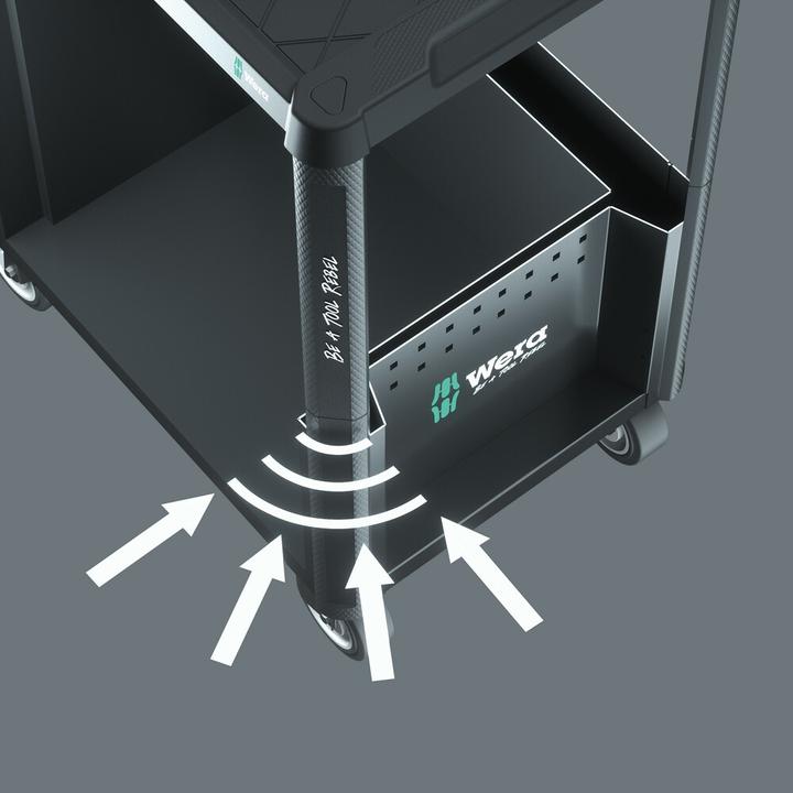 Actual product image Wera 9700 Tool Rebel Roller Cabinet 1 (78 x)