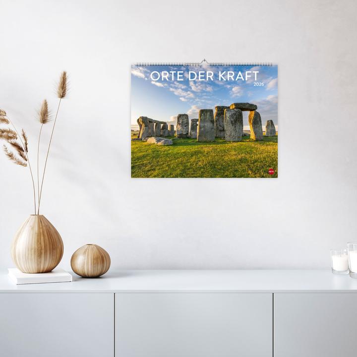 Actual product image Orte der Kraft Posterkalender 2026 (44 x 34 cm, Hardcover, German)