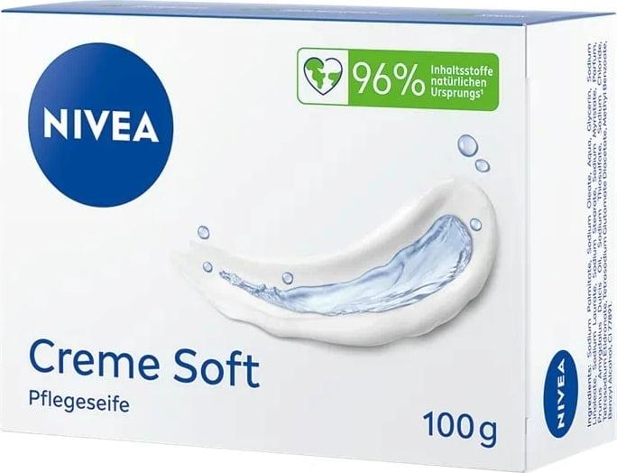 Actual product image NIVEA Soap 100gr Cream Soft (Soap lotion)