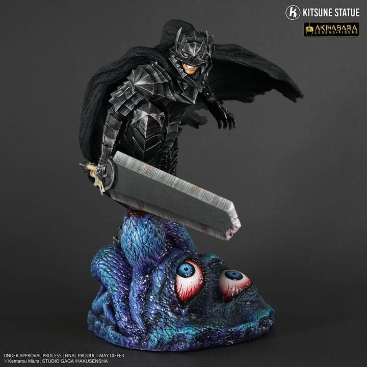 Actual product image Kitsune Statue Berserk Akihabara Legend Figure PVC Statue 1/8 Guts (Berserk Armour) 26 cm