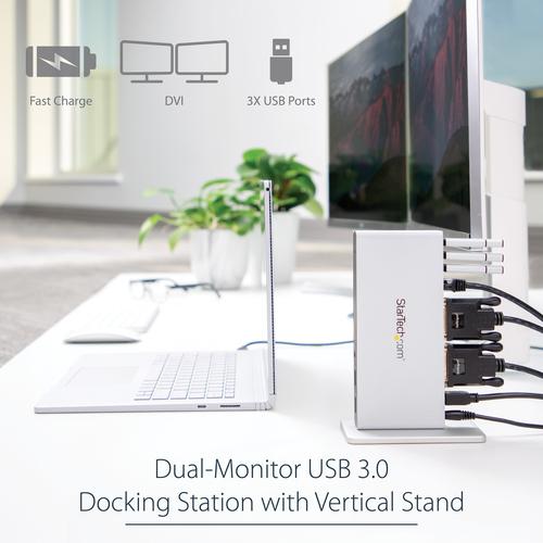 Produktbild StarTech USB 3.0 Laptop Docking Station (USB-B, 5 Ports)