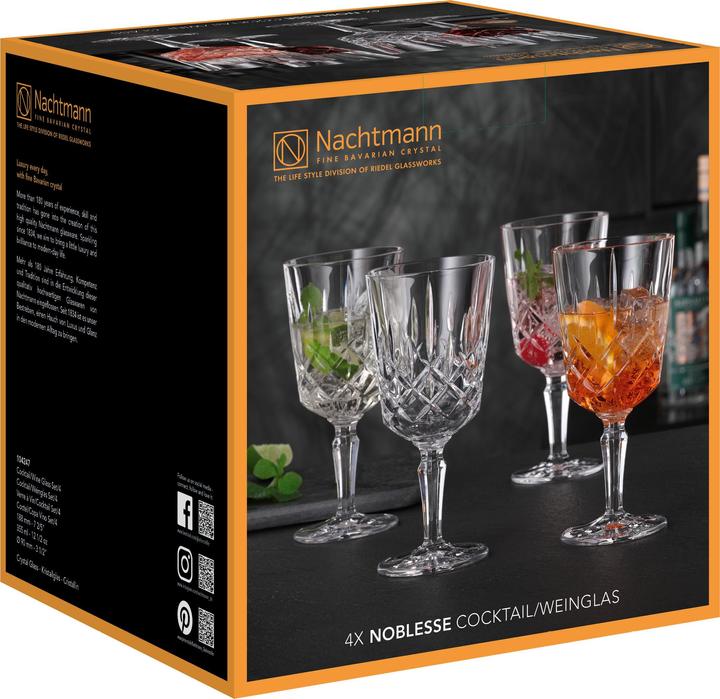 Actual product image Nachtmann Cockt./Wine glass Noblesse 4er S (35.50 cl, 4 Glasses, White wine glasses)