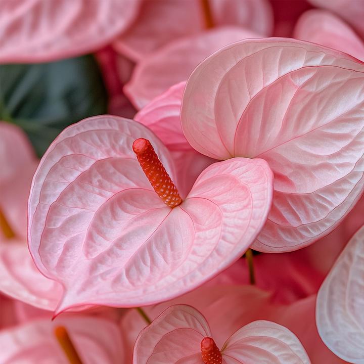 Actual product image Plant in a Box Anthurium 'Colorado Pink" - (40 cm)