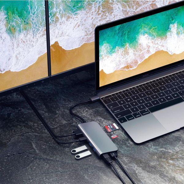 Actual product image Satechi Multimedia Adapter (USB-C, 9 Ports)