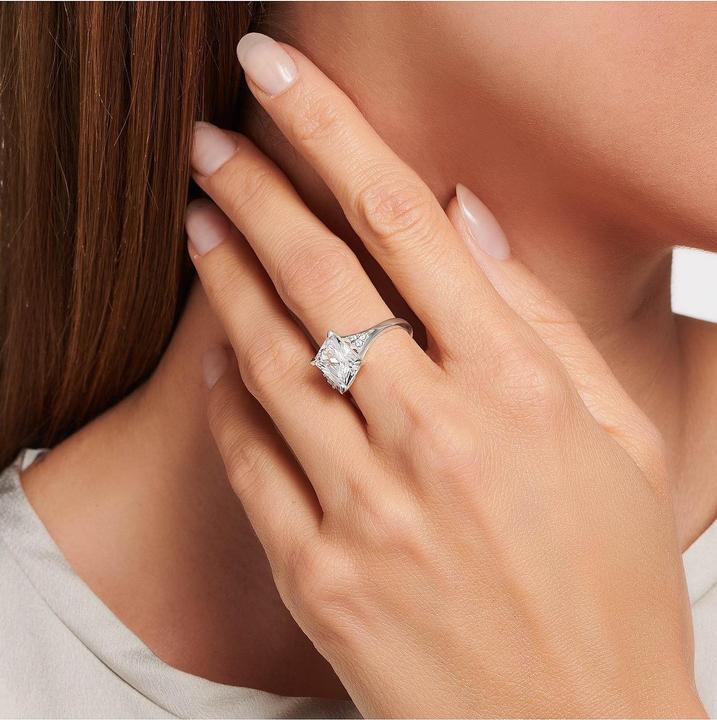 Produktbild Thomas Sabo Ring Weisser Stein Silber (54, 925 Silber)