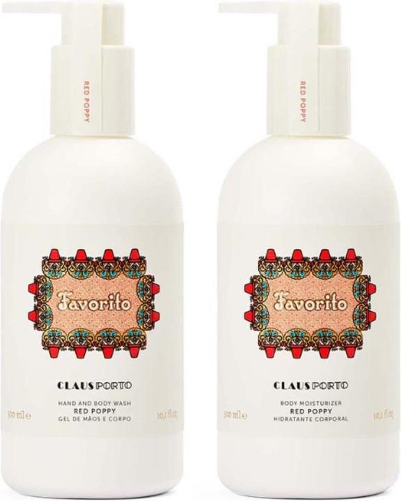 Claus porto Favorito Red Poppy Duo Set Body Care (Körperpflegeset)