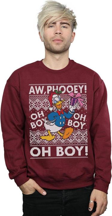Immagine prodotto Disney Donald Duck Christmas Fair Isle Felpa Uomo (XL)