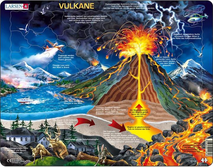 Produktbild Larsen Vulkane (70 Teile)