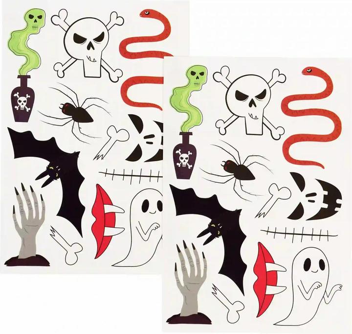 Actual product image Rex London Temporary Tattoos Scary