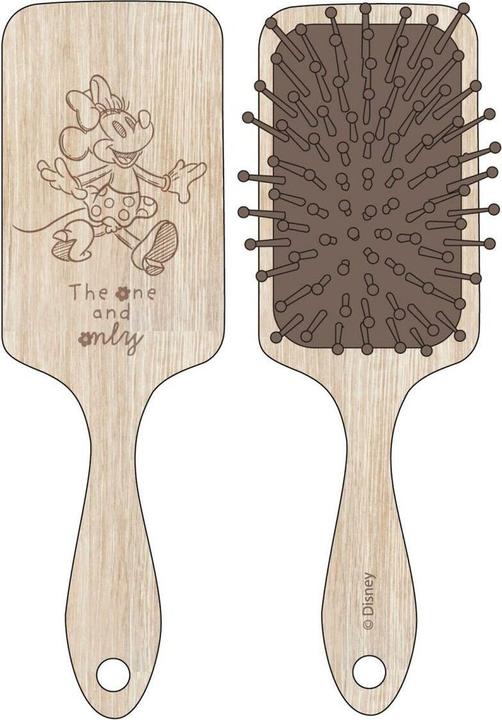 Image du produit Minnie Mouse Brosse à cheveux en bois pour défaire les noeuds