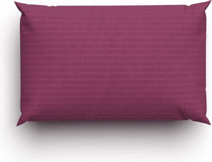 Immagine prodotto Lotus Bettwaren Biancheria da letto in raso Seersucker uni (Copricuscino, 65 x 100 cm)