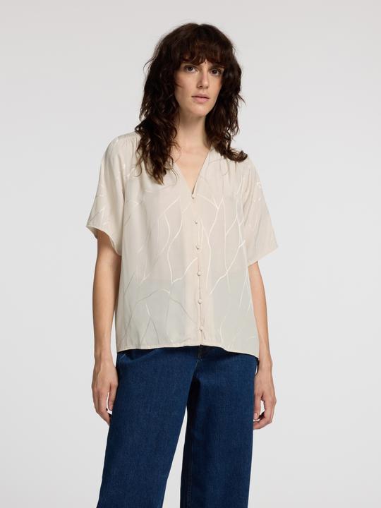 Produktbild Selected Femme Print Top mit V-Ausschnitt (38)