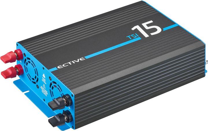 Immagine prodotto Ective TSI 15 Sinus-Wechselrichter 1500W 24V mit Netzvorrangschaltung (CH-Stecker)
