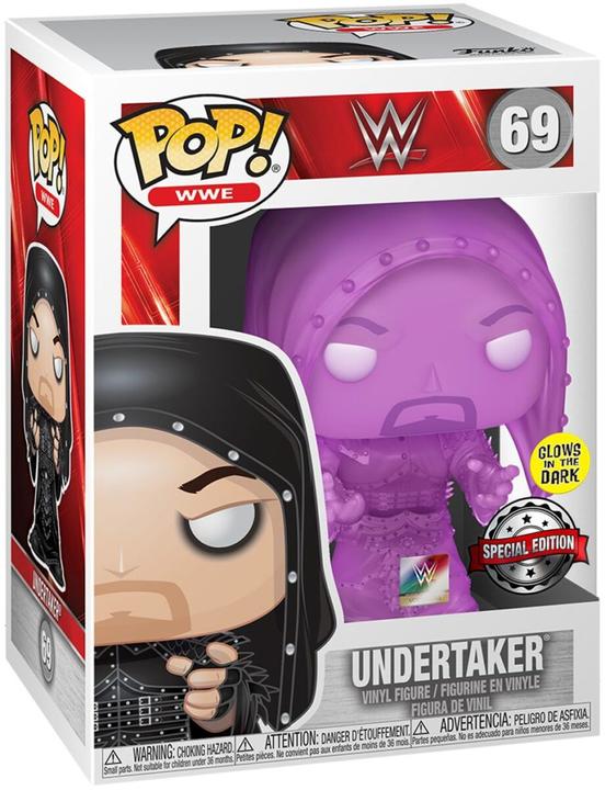 Actual product image Funko POP! Undertaker Phosphorescente Amazon