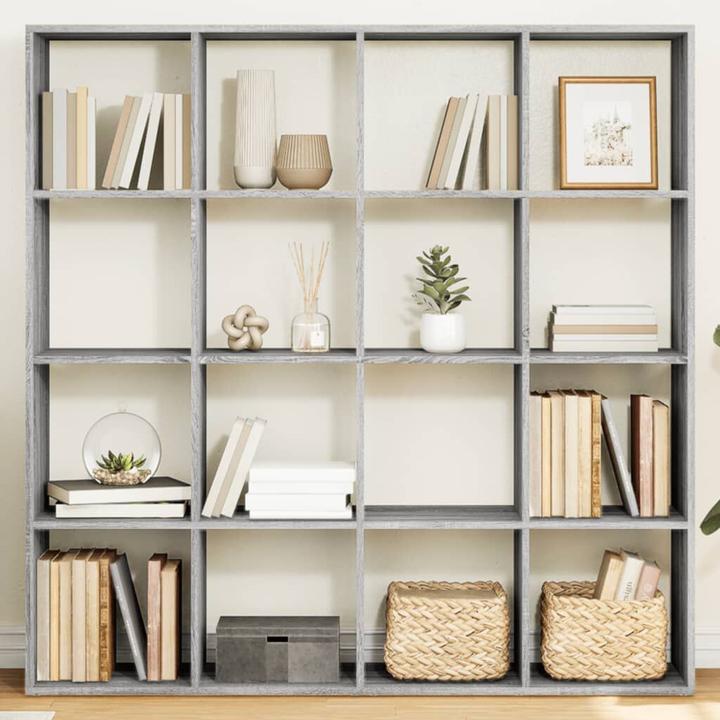 Immagine prodotto VidaXL Libreria Divisorio per la stanza Scaffale a muro Scaffale in piedi Divisorio per la stanza Scaffale (137,5 x 29 x 137,5 cm)