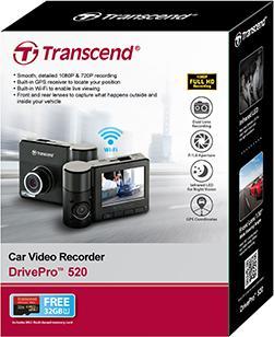 Actual product image Transcend DrivePro 520 (GPS receiver, Full HD)