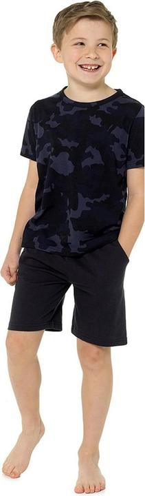 Image du produit Foxbury Garçons Camo Top & Shorts Cotton Pyjama Set (140)