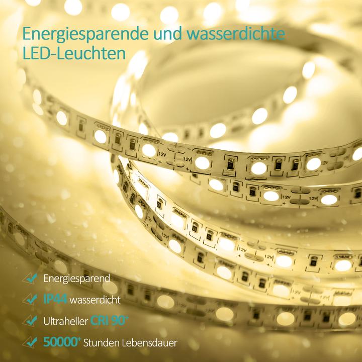 Produktbild Emke Badspiegel mit Beleuchtung 60*40cm, Warmweiss3000K, Dimmbar, Wand Schalter