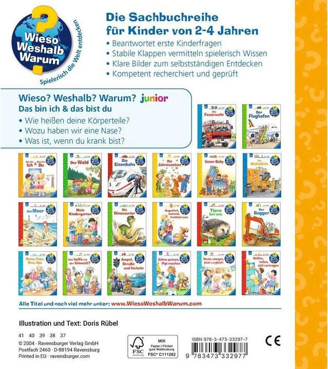 Immagine prodotto Ravensburger Das bin ich und Das bist du (Tedesco, Doris Rübel, 2004)