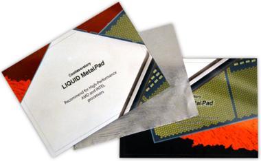 Actual product image Coollaboratory Liquid MetalPad High-Performance CPU + cleaning kit (0.40 mm)