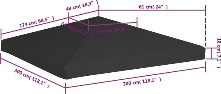 Image du produit VidaXL Averie (300 cm, 300 cm)