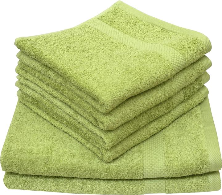 Immagine prodotto Dyckhoff Set di spugna verde Planet (45 x 100 cm, 70 x 140 cm)