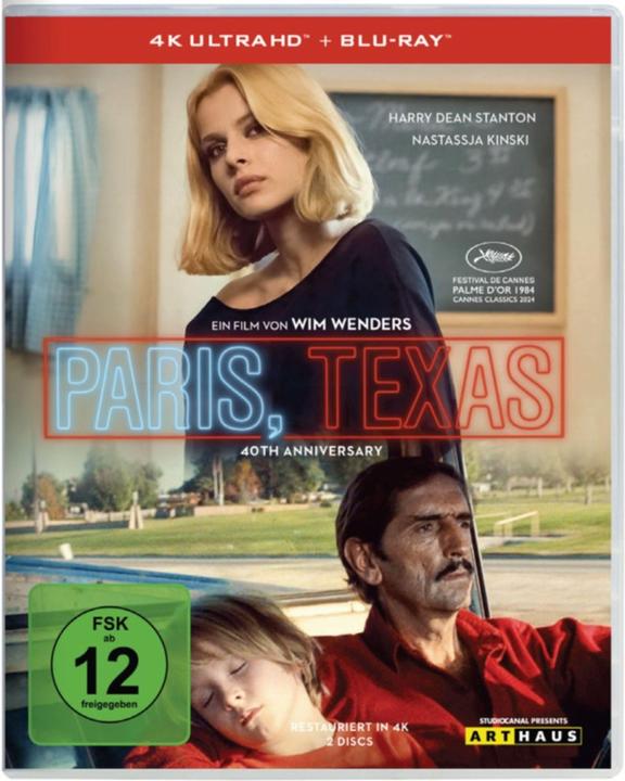 Immagine prodotto Paris, Texas - Edizione del 40° Anniversario (4k Blu-ray, 2024, Tedesco)