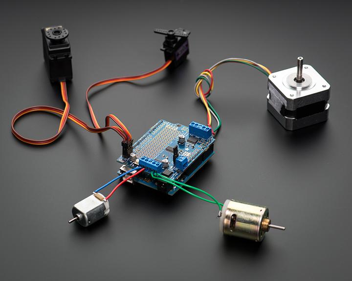 Image du produit Adafruit Kit moteur/vitesses/servo V.2 (Bouclier)