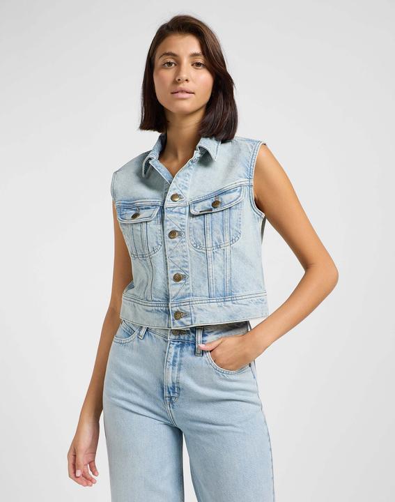 Produktbild Lee Jeansjacke Cropped Rider Vest (XS)