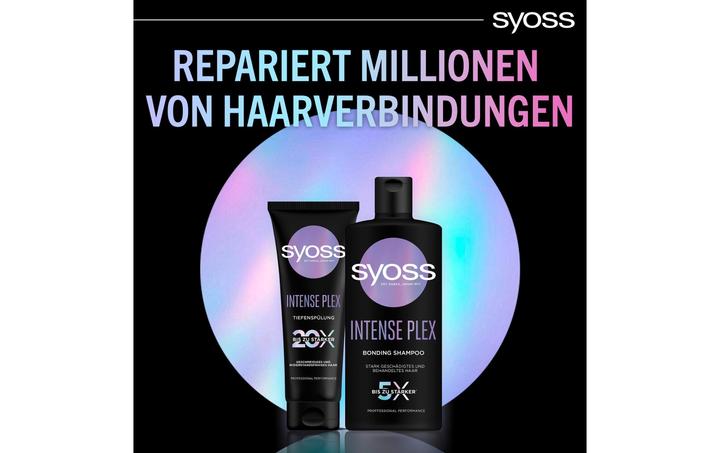 Produktbild Syoss Shampoo Intense Plex 440 ml (440 ml, Flüssiges Shampoo)