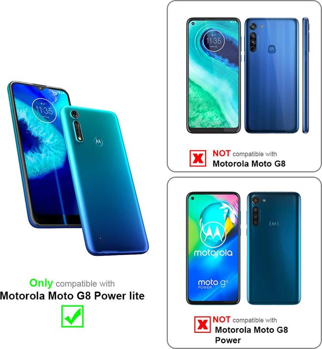 Actual product image Cadorabo Cover (Motorola Moto G8 Power Lite)