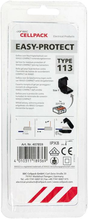 Immagine prodotto CellPack Gel Box 113, IPx8, con morsettiera Wago Compact