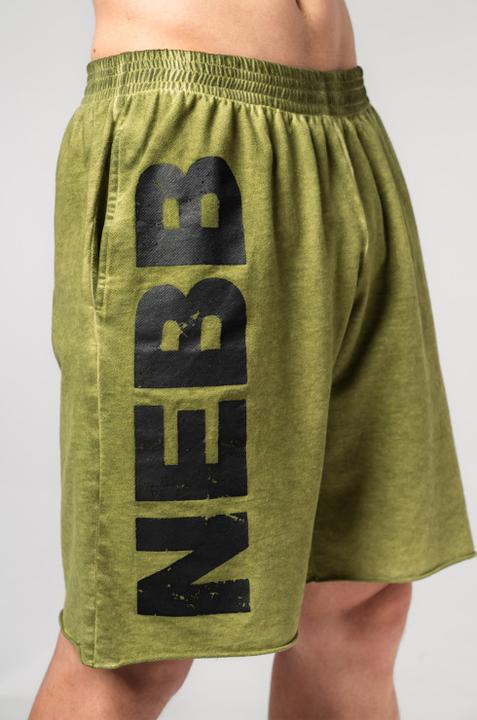 Produktbild Nebbia Washed-off Sweatshorts 367 - green (XL)