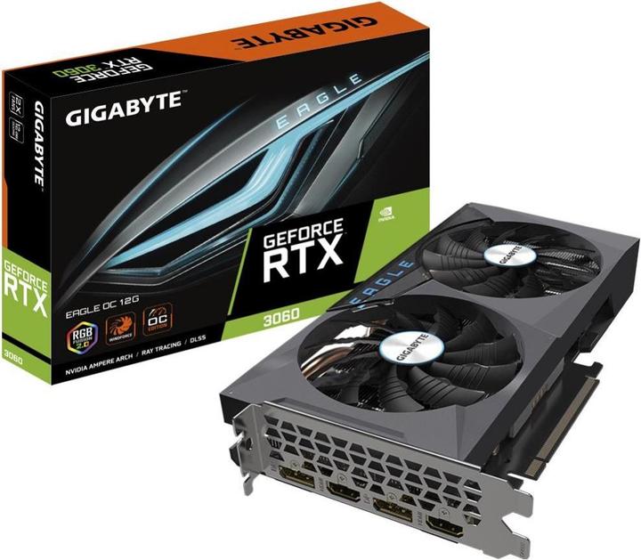 Produktbild Gigabyte GeForce RTX 3060 EAGLE OC LHR (12 GB)