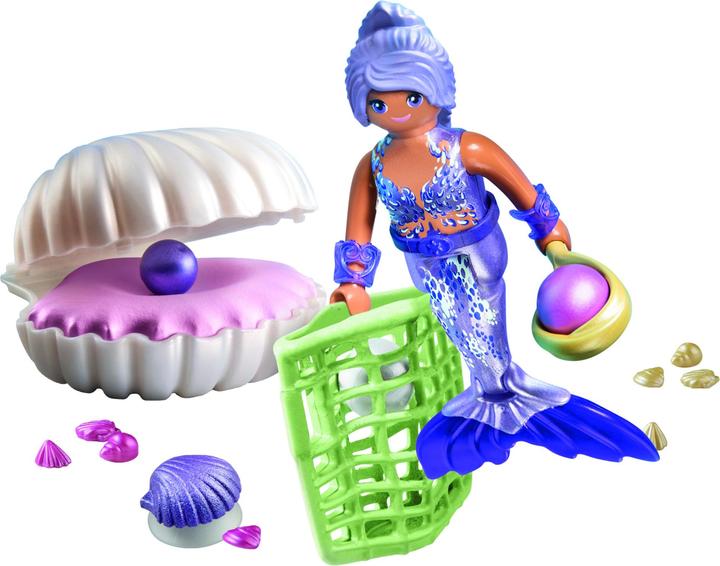 Actual product image Playmobil 71502 Mermaid with pearl shell (71502, Playmobil Princess Magic)