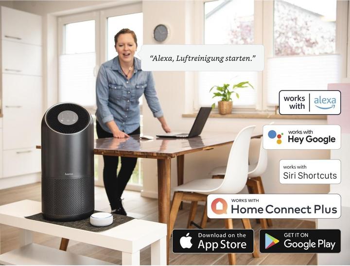 Image du produit Hama Purificateur d'air Smart triple filtre (65 m²)