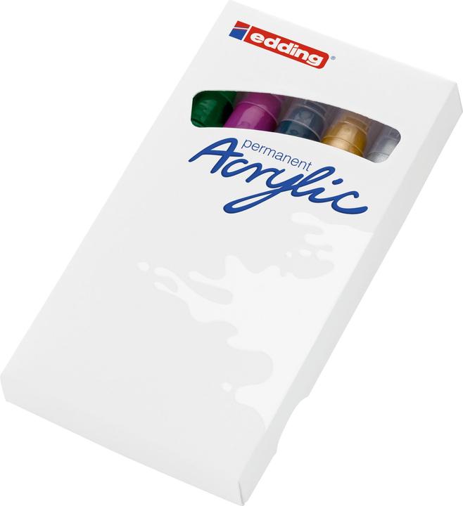 Produktbild Edding Acrylmarker 5100 (Mehrfarbig, 3 mm, 5 x)