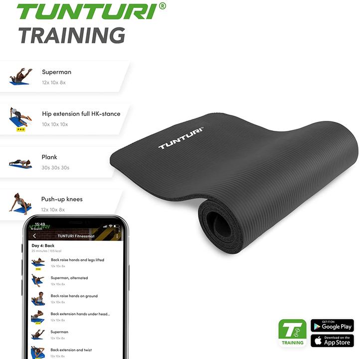 Produktbild Tunturi NBR Fitness Matte (15 mm)