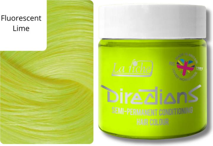 Actual product image Directions Hair Tint (Fluorescent Lime)