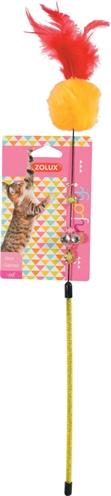 Produktbild Zolux Cat Toy Pompon Fishing Rod As (Plüschspielzeug Katze)